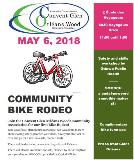poster image for the bike rodeo, all content is in plain text below