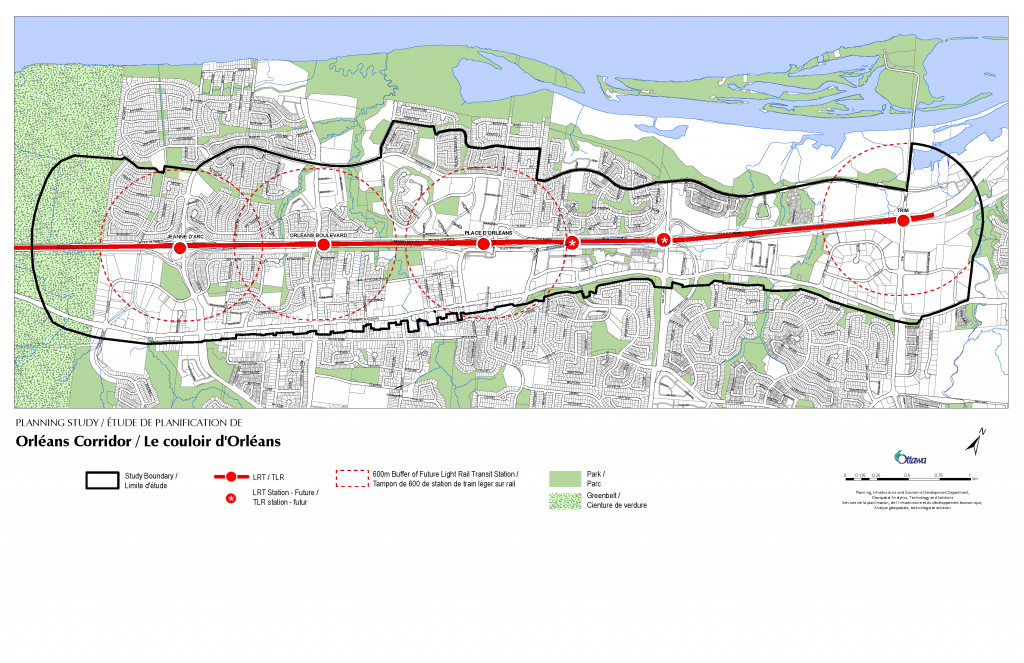 carte du couloir d'orléans