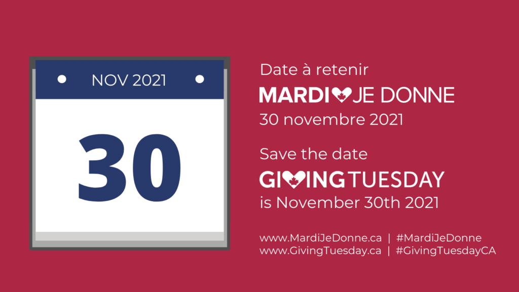 Save the date - November 30th - Giving Tuesday