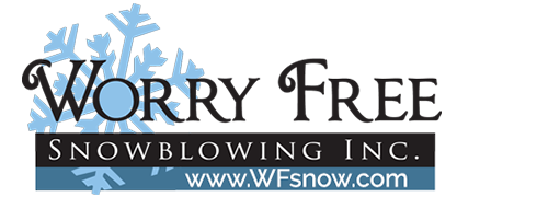 Worry Free Snowblowing Inc logo www.wfsnow.com